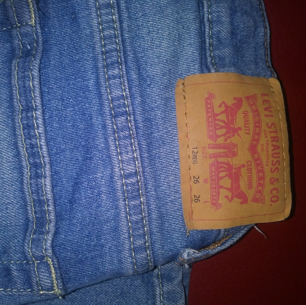 EUC Blue Jeans With Rips - Picture 3 of 4